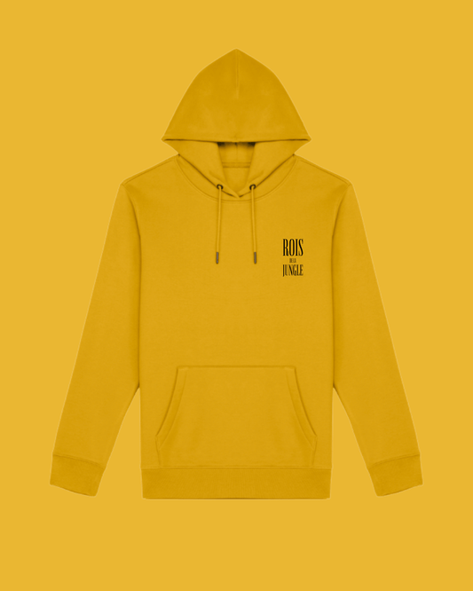 HOODIE JAUNE I JUNGLE NOIRE