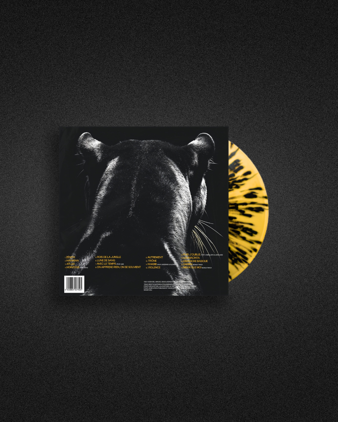 PACK HOODIE JAUNE + VINYLE COLLECTOR