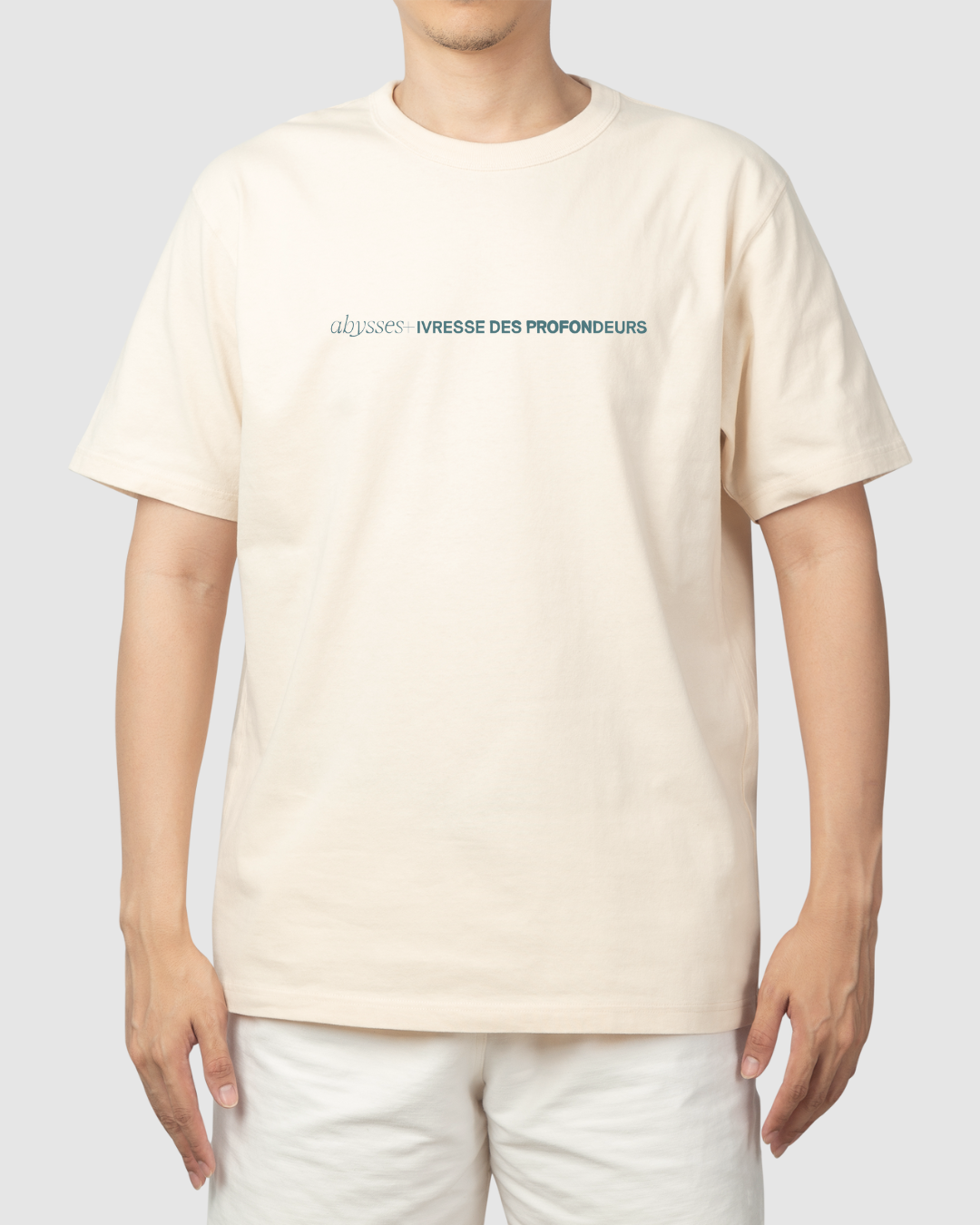 T-shirt  off-white  "Matière première"