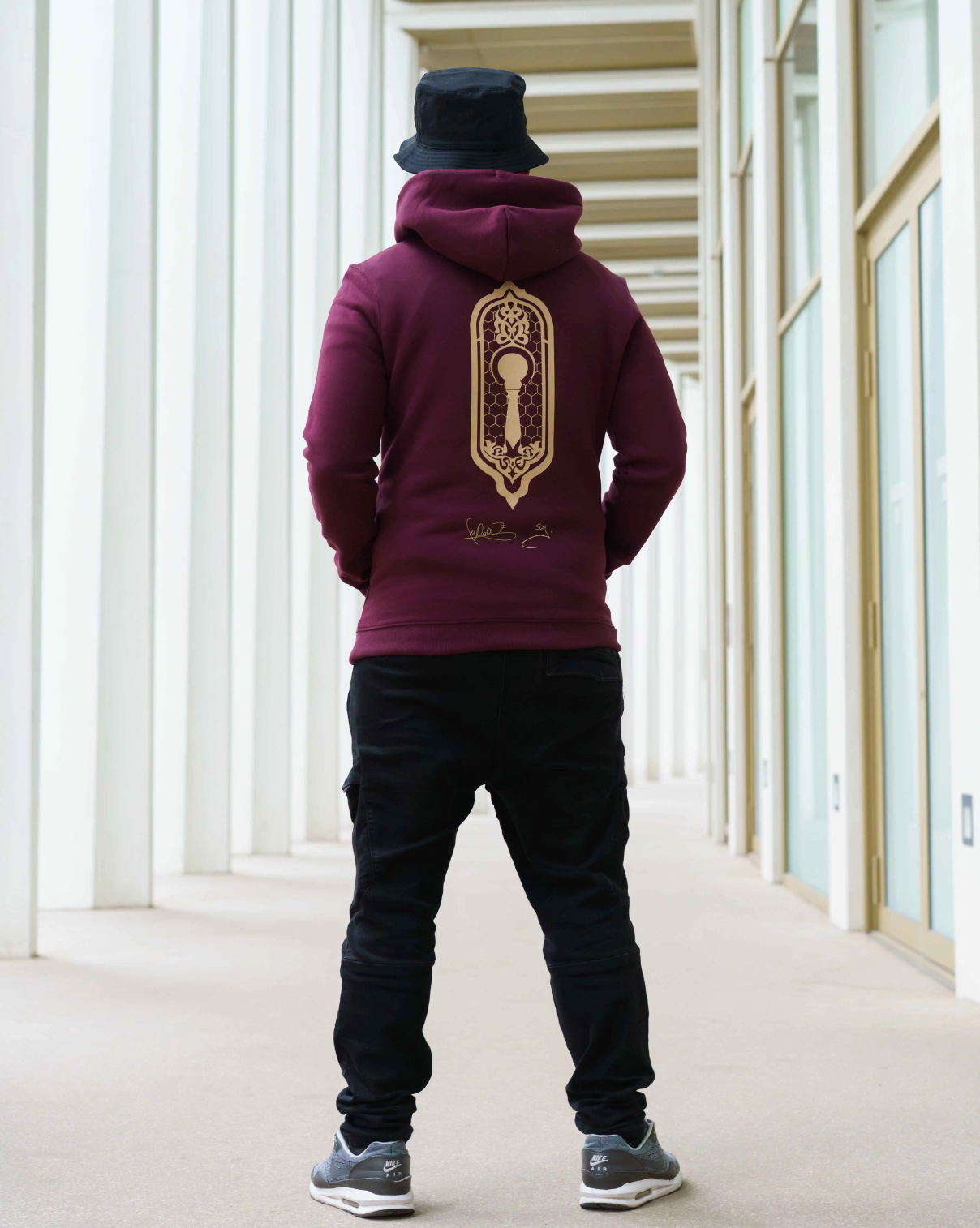 Hoodie Bordeaux "10 jours, 10 nuits"