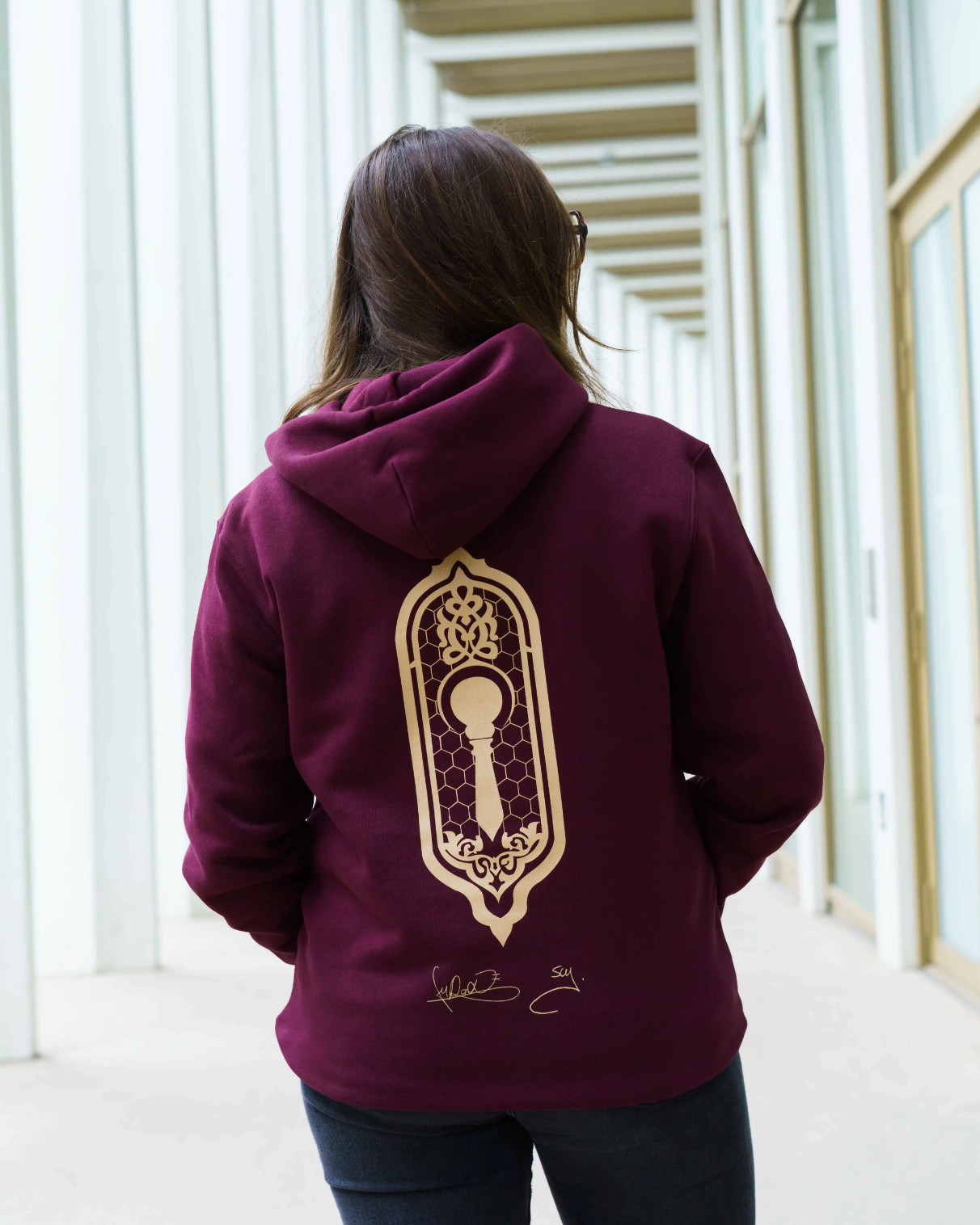 Hoodie Bordeaux "10 jours, 10 nuits"