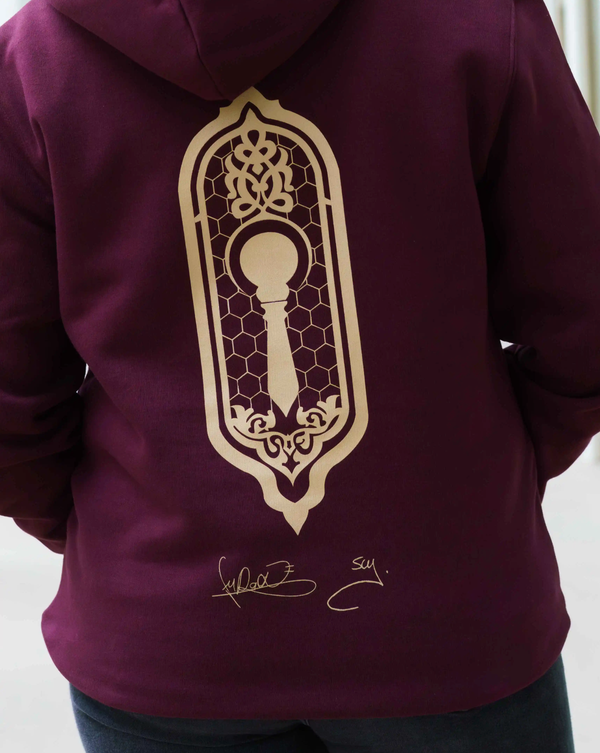 Hoodie Bordeaux "10 jours, 10 nuits"