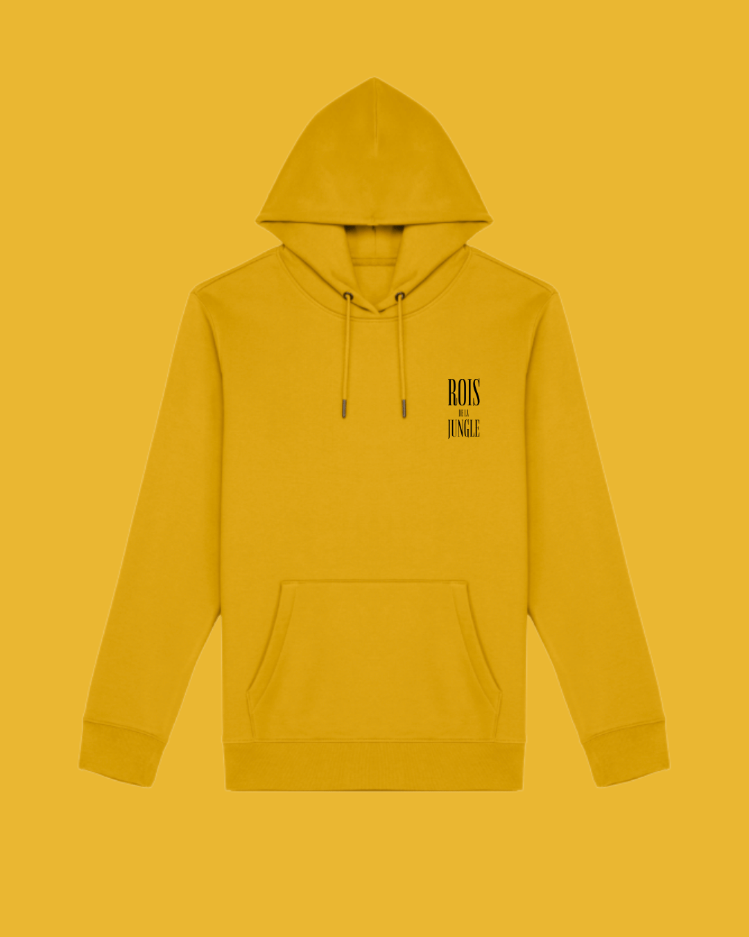 HOODIE JAUNE I JUNGLE NOIRE
